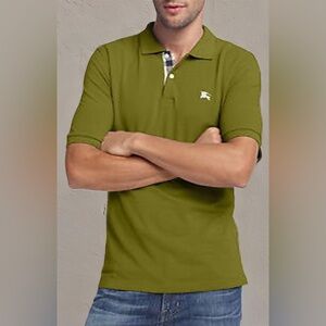 Burberry Men’s Brit Polo Shirt Collared Cotton